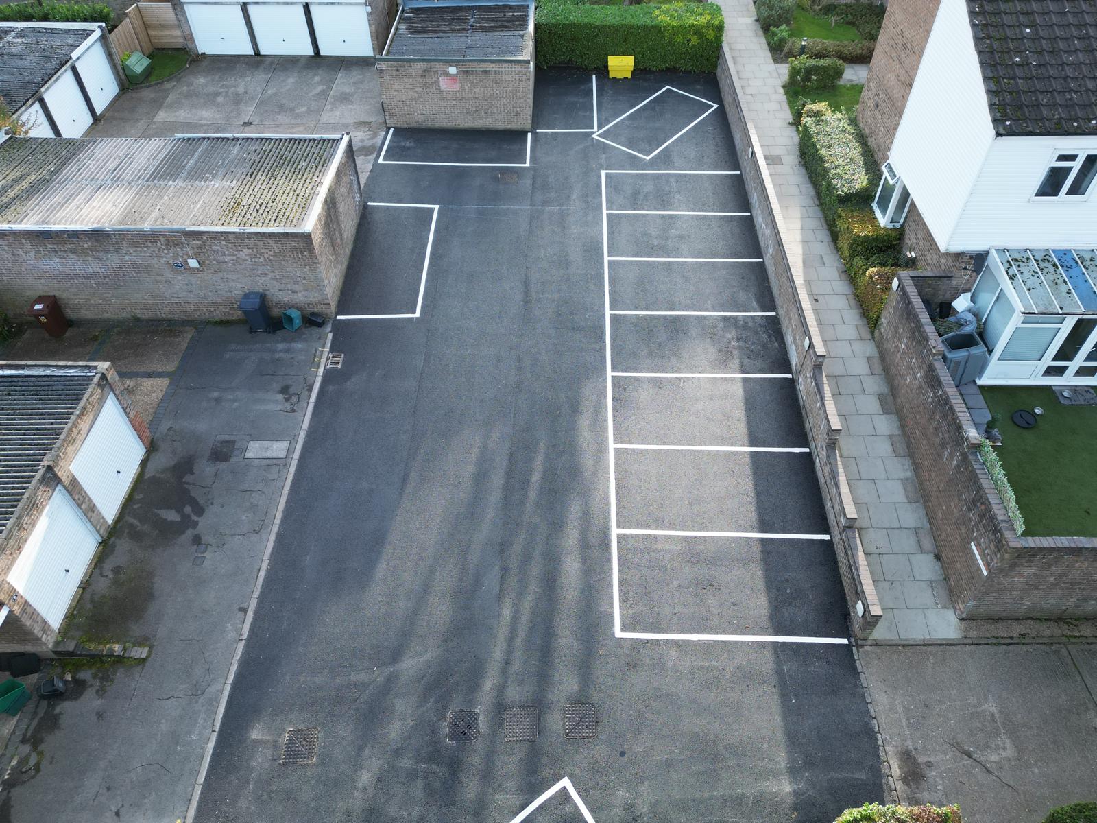 Residential surfacing works with clean edge detailing